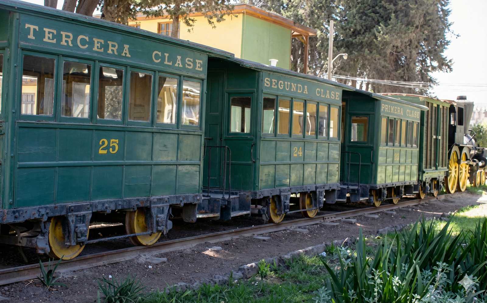 Locomotora Verde Restaurada